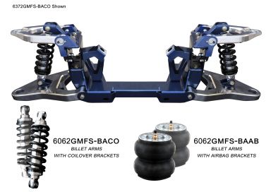 '60-'62 Chevy C-10 Front Suspension - Front Suspension w/Billet Arms & Coilover Brackets